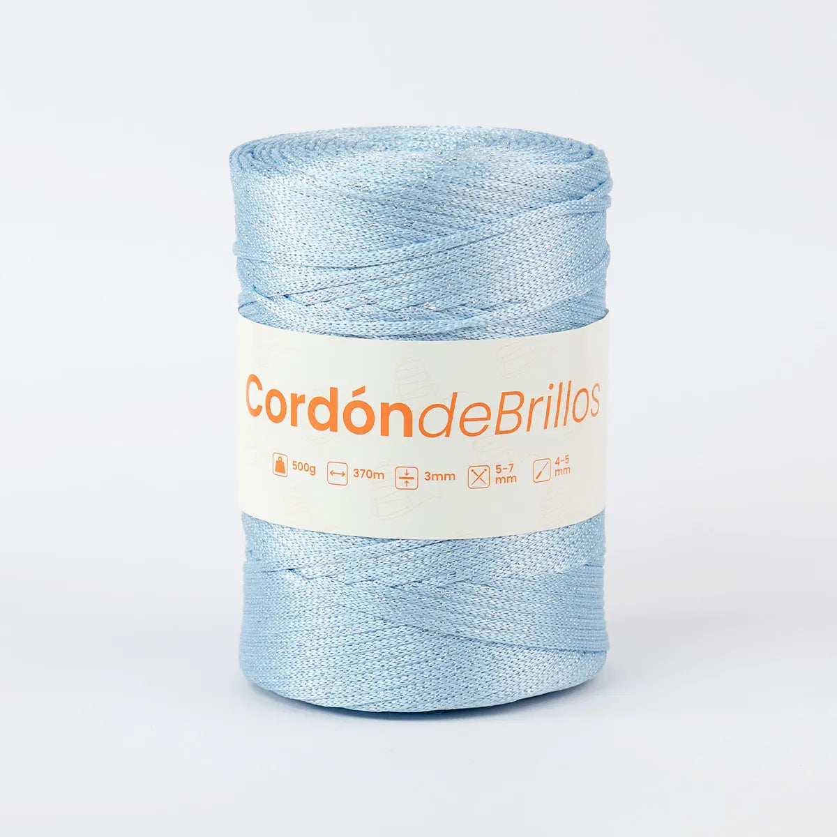 Cordón de Brillos Cielo/Plateado