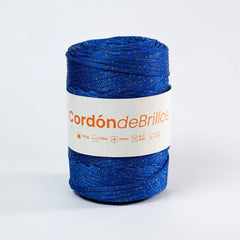 Cordón de Brillos Azul/Dorado