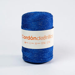 Cordón de Brillos Azul/Plateado