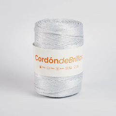 Cordón de Brillos Blanco/Plateado