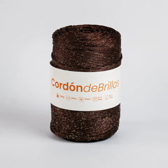 Cordón de Brillos Café/Dorado