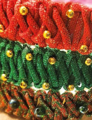 Cordón de Brillos Dorado/Tornasol