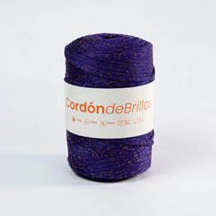Cordón de Brillos Morado/Dorado