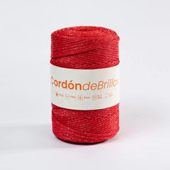 Cordón de Brillos Rojo/Tornasol