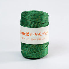 Cordón de Brillos Verde/Dorado