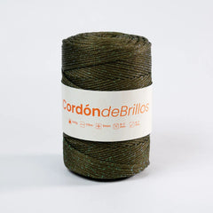 Cordón de Brillos Verde Militar/Tornasol