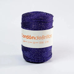 Cordón de Brillos Morado/Plateado