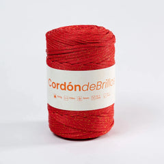 Cordón de Brillos Rojo/Dorado