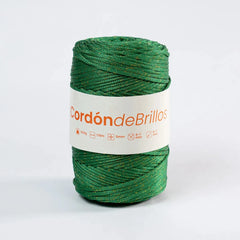 Cordón de Brillos Verde/Dorado