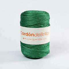 Cordón de Brillos Verde/Plateado