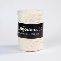 Hilaza Algodón 100% 3mm Crudo