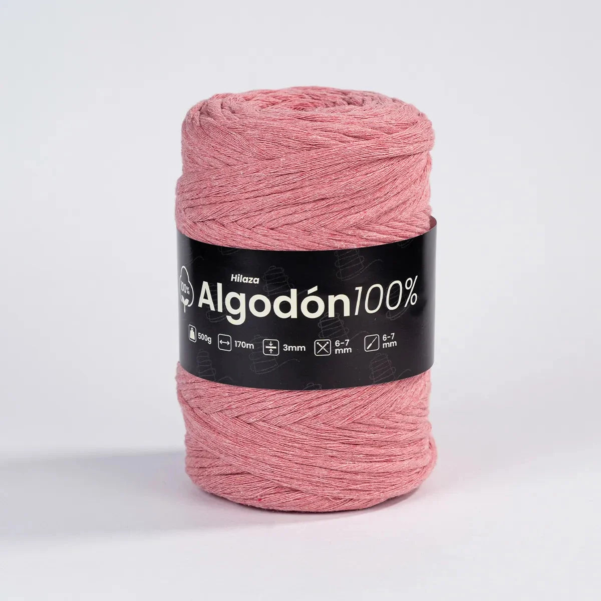 Hilaza Algodón 100% 3mm Salmón