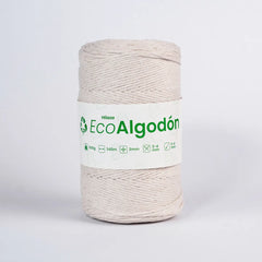 Hilaza Eco Algodón 2mm Crudo