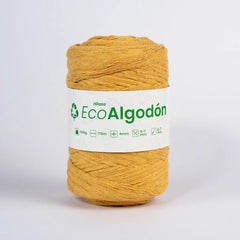 Hilaza Eco Algodón 4mm Amarillo Ocre