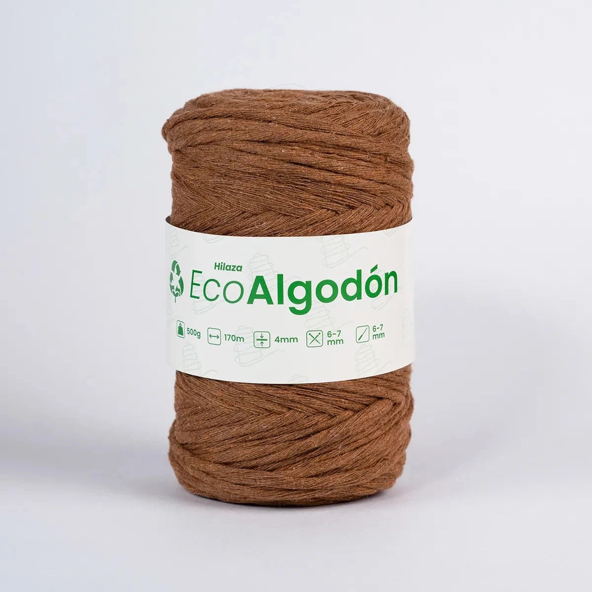 Hilaza Eco Algodón 4mm Carmelita