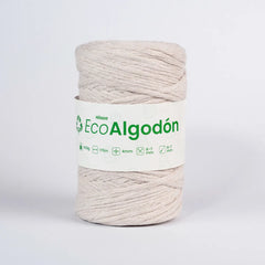 Hilaza Eco Algodón 4mm Crudo