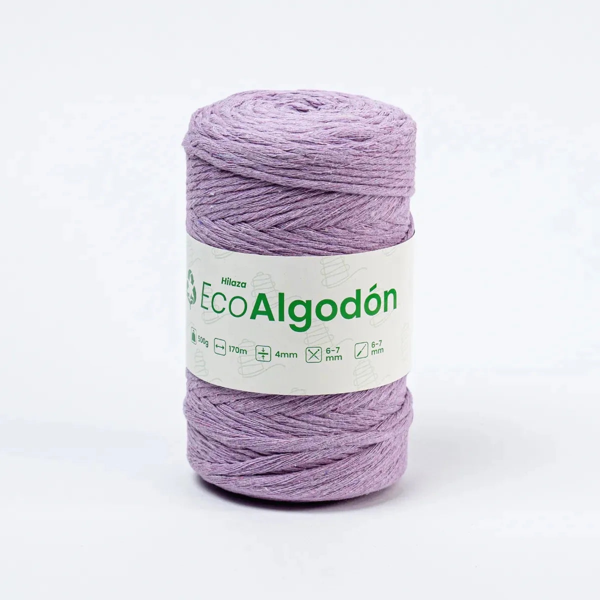 Hilaza Eco Algodón 4mm Lila