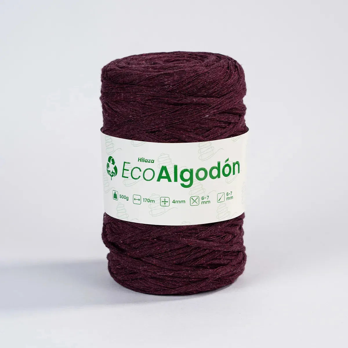 Hilaza Eco Algodón 4mm Uva