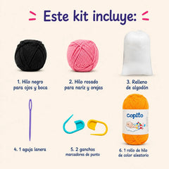 Kit Gatito Compañero - Lana Copito