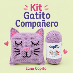 Kit Gatito Compañero - Lana Copito