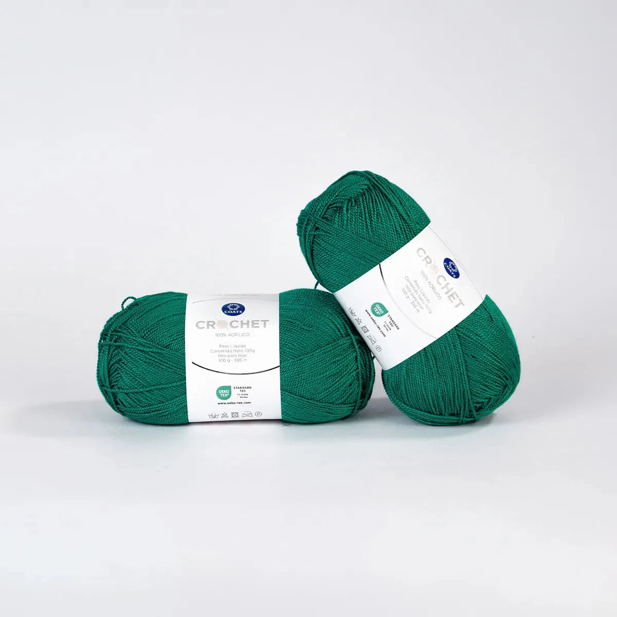 Lana Coats Crochet Verde Pino 05225