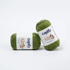 Lana Copito Verde Militar 8354