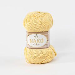 Lana Calico Amarillo Crema 4492