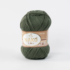 Lana Calico Verde Militar 5306