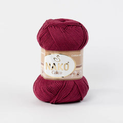 Lana Calico Vinotinto 6736