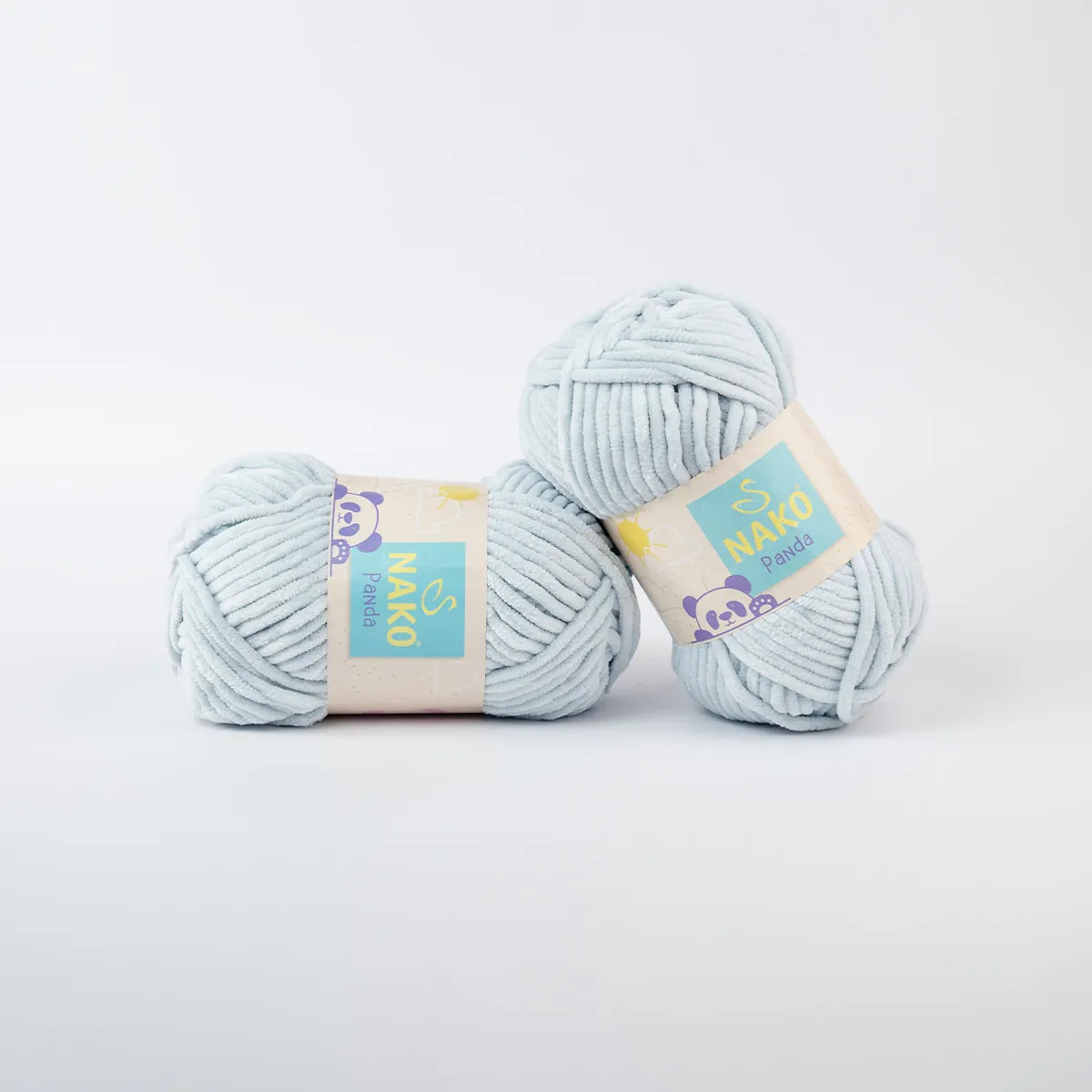 Lana Nako Panda Azul Bebé 3104