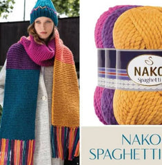 Lana Nako Spaghetti Rojo 1175