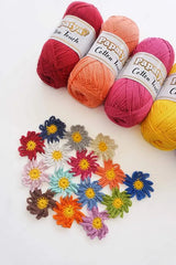 Lana Papatya Cotton Touch Rojo 1030