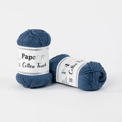 Lana Papatya Cotton Touch Azul Marino 0480