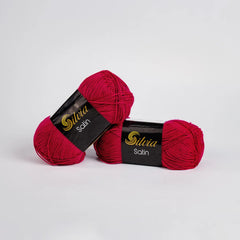 Lana Silvia Satin Cereza 3003