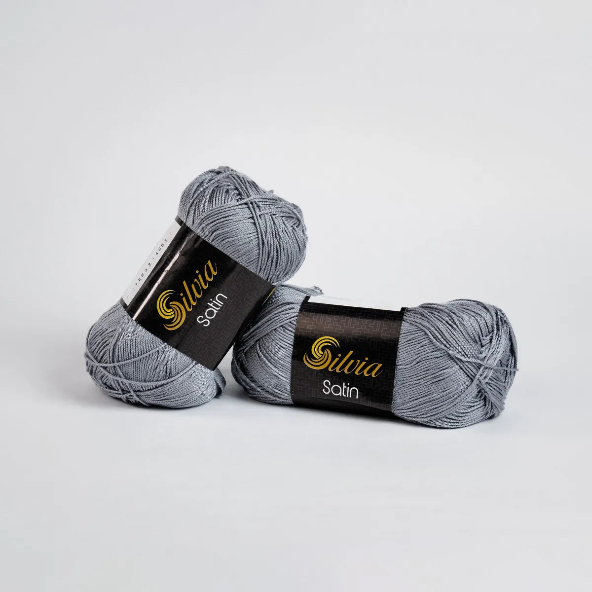 Lana Silvia Satin Gris Oscuro 4001