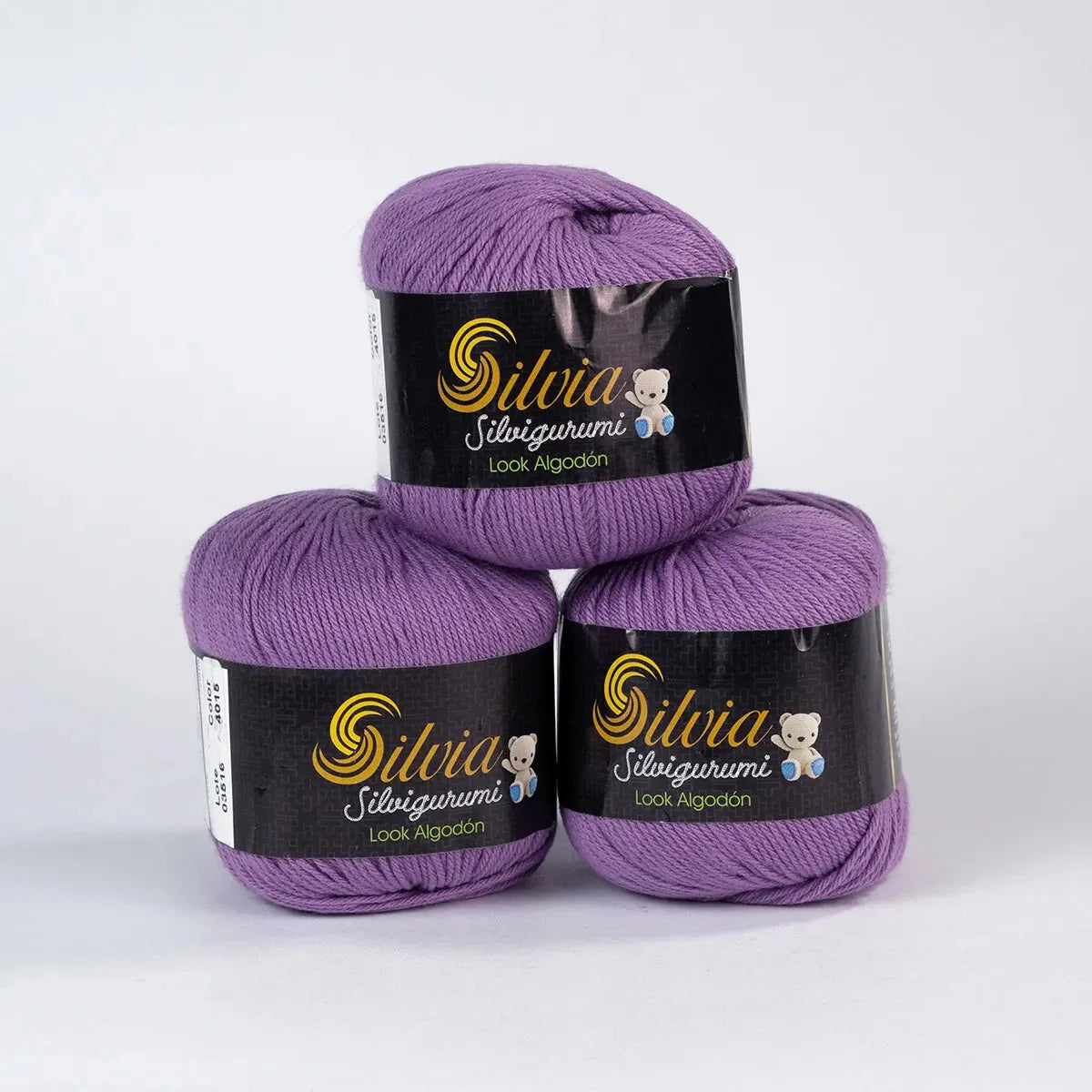 Lana Silvigurumi Morado 4015