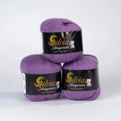 Lana Silvigurumi Morado 4015