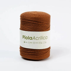 Piola Acrílica 1.5mm-2mm Camel Oscuro