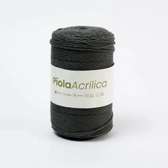 Piola Acrílica 1.5mm-2mm Gris Oscuro