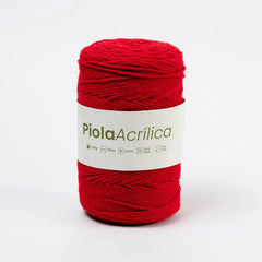 Piola Acrílica 1.5mm-2mm Rojo