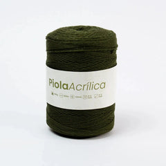 Piola Acrílica 1.5mm-2mm Verde Militar
