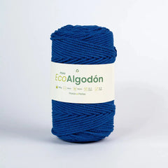 Piola Eco Algodón 3mm Azul