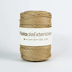 Piola Exteriores 3mm Natural