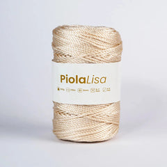 Piola Lisa 3mm Crema