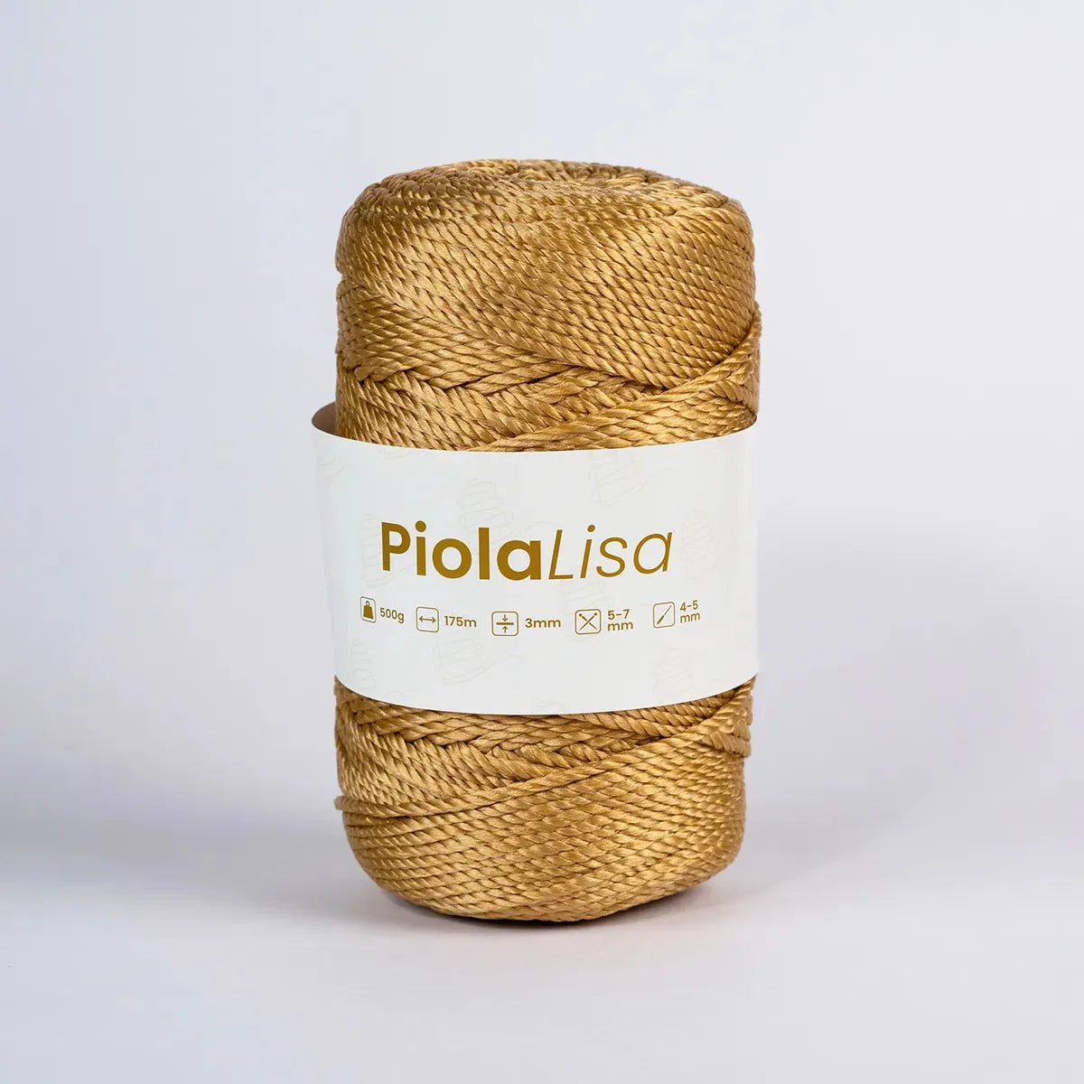 Piola Lisa 3mm Oro