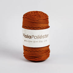 Piola Poliéster 3mm Terracota