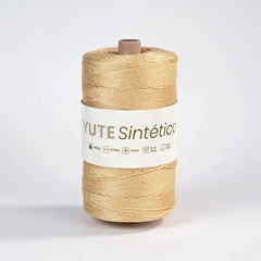Piola Yute Sintético 1mm Dorado