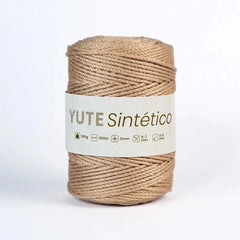 Piola Yute Sintético 3mm Dorado